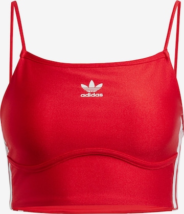 Haut ADIDAS ORIGINALS en rouge : devant