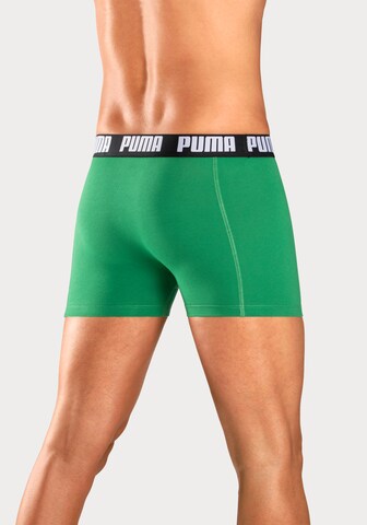 Boxer di PUMA in verde