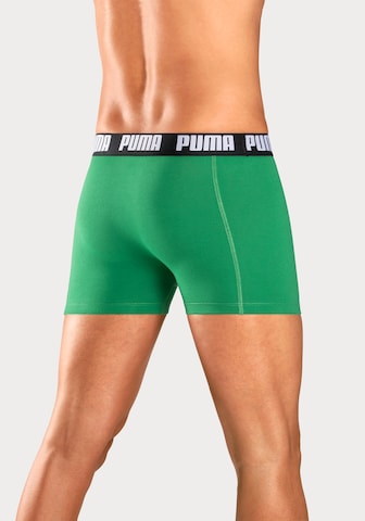 Boxers PUMA en vert