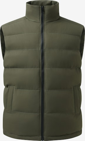 ALLTHEMEN Vest 'Wärmetrage' in Green: front