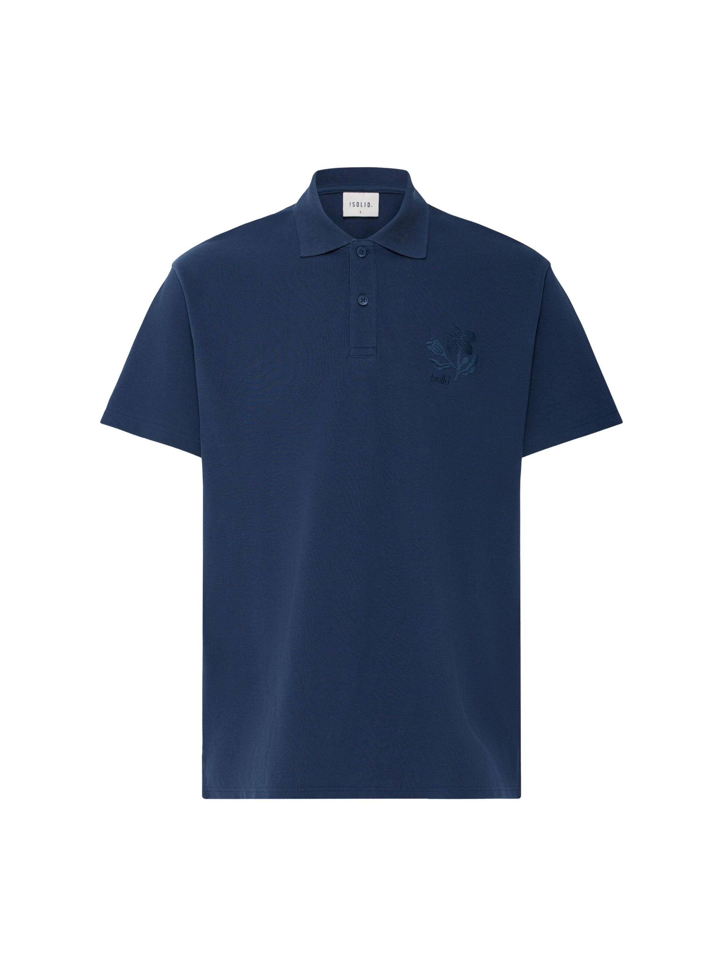 !Solid Shirt ' SDBetova Casual Fit ' in Blauw: voorkant