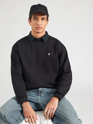Sweat-shirt 'SINGLE STONE' Volcom en noir : devant