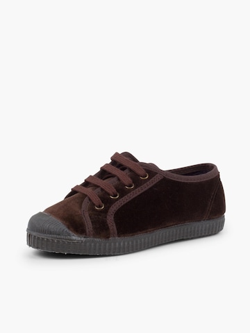 Baskets Pisamonas en marron : devant