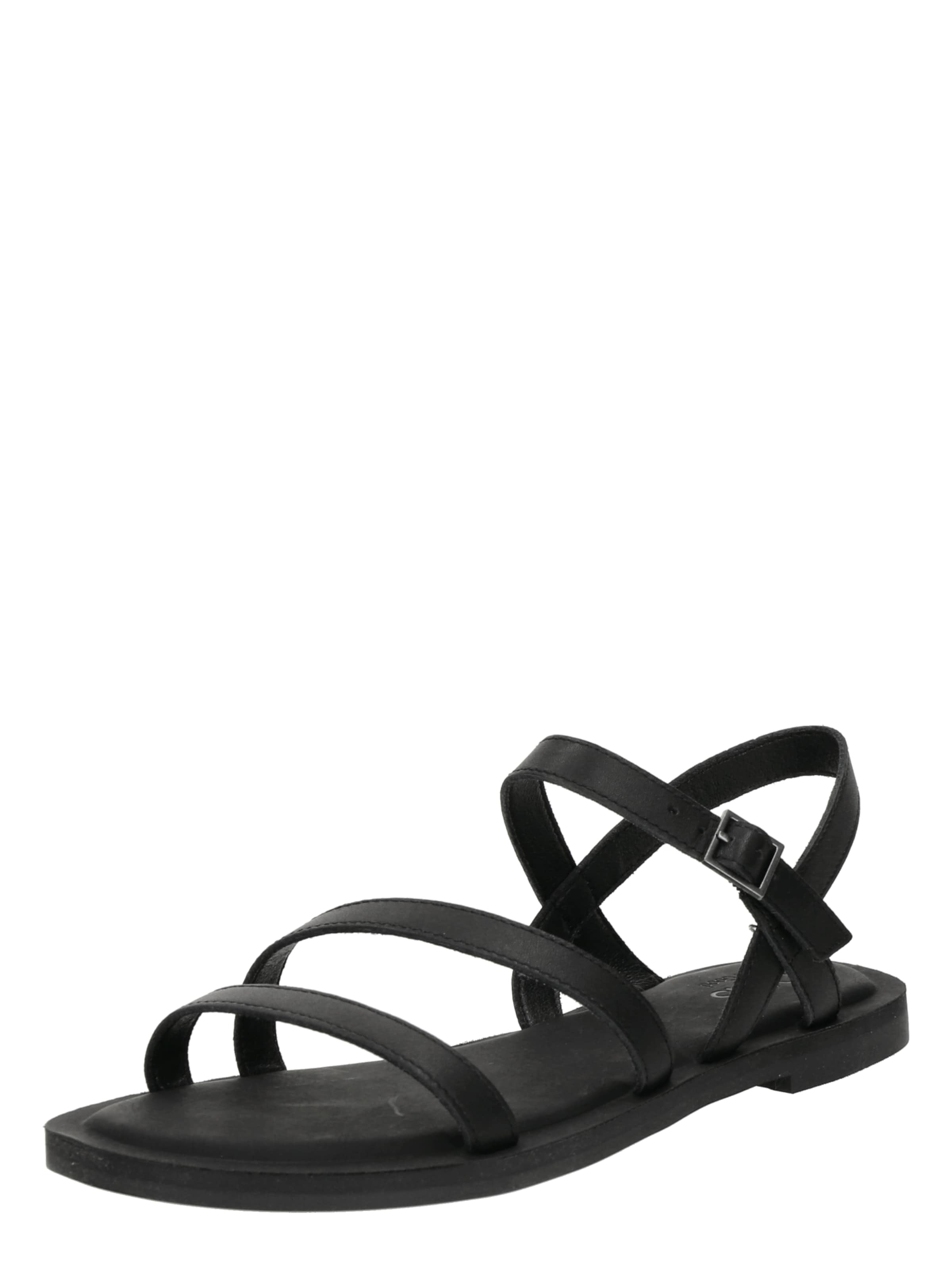 Sandalo con cinturino 'KIRA' di TOMS in nero: frontale