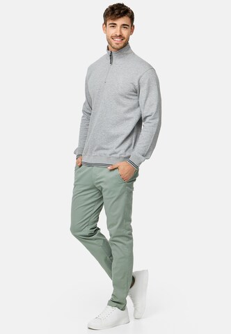 INDICODE JEANS Sweatshirt 'Nate' in Grijs