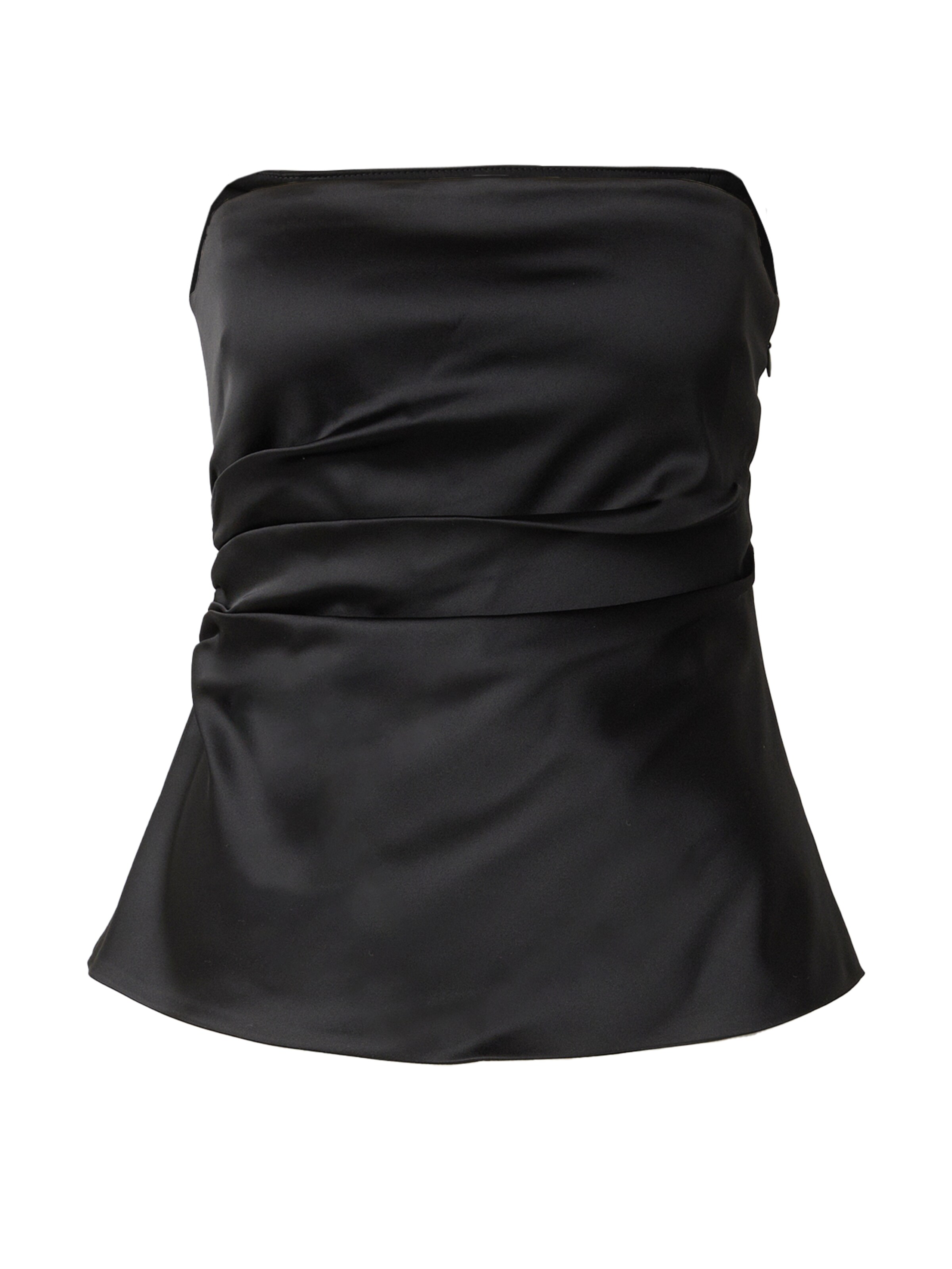 Abercrombie & Fitch Blúz - fekete: elől