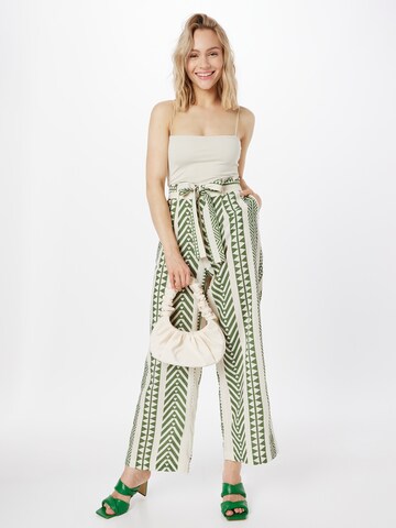 VERO MODA Wide Leg Housut 'DICTHE' värissä beige