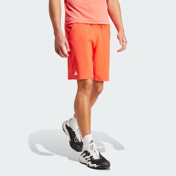 ADIDAS PERFORMANCE Regular Workout Pants 'Ergo' in Red: front
