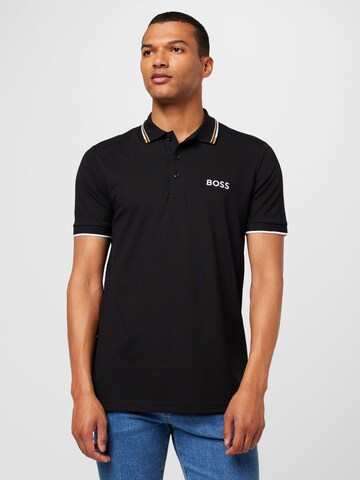 BOSS Poloshirt 'Paddy' in Schwarz: Vorderseite
