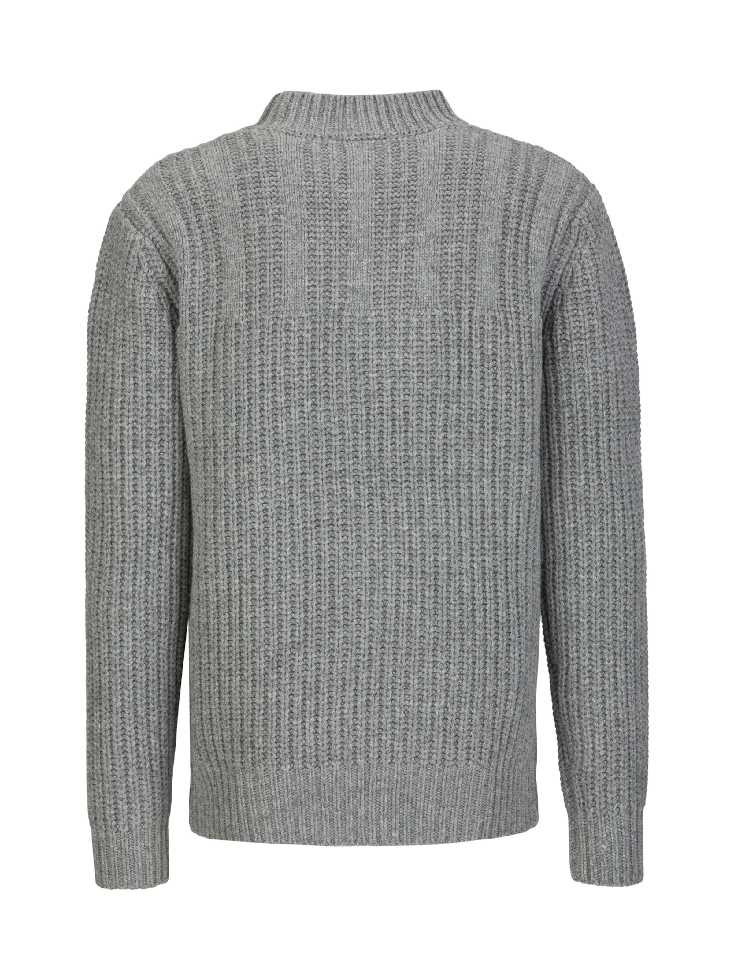 19V69 ITALIA Pullover 'Areo' i grå