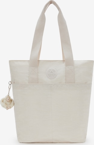 KIPLING Shopper 'Hanifa' in Weiß: Vorderseite