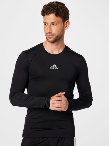 Maglia funzionale 'Compression' di ADIDAS SPORTSWEAR in nero: frontale