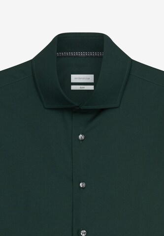 SEIDENSTICKER Slim fit Business Shirt in Green