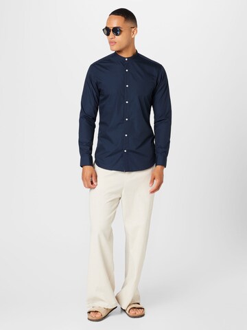 Slim fit Camicia 'JOE' di JACK & JONES in blu