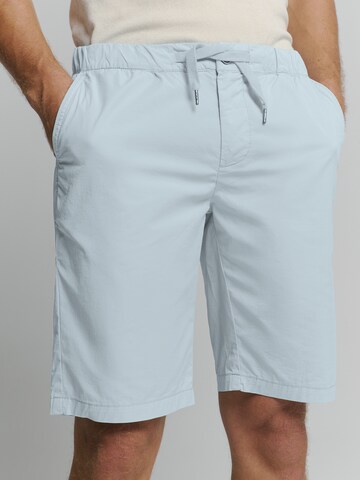 No Excess Regular Trousers in Blue: front