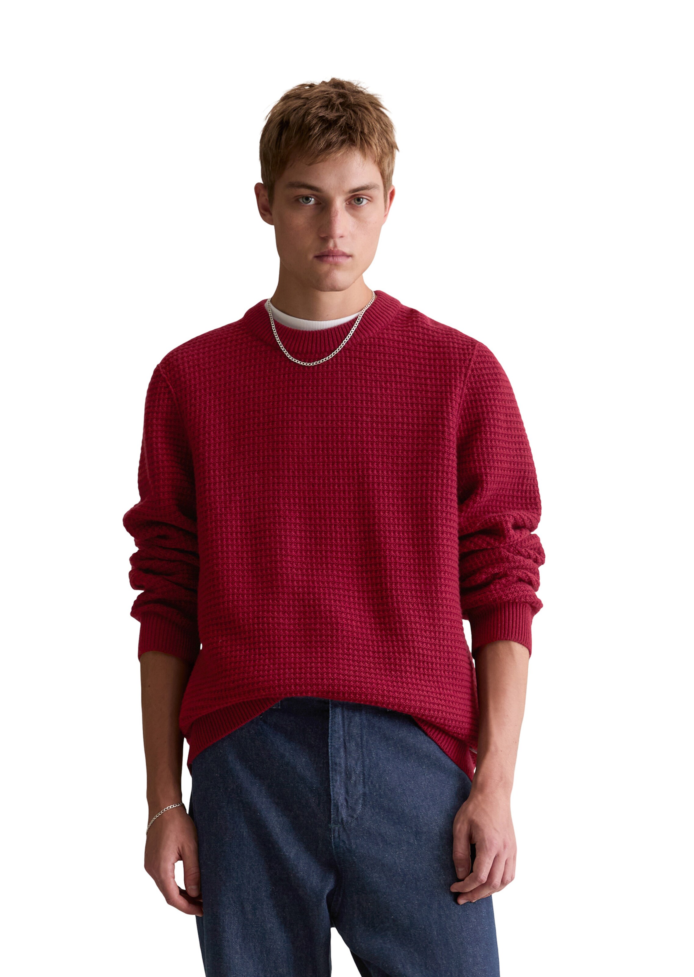 Marc O'Polo DENIM Sweater in Red: front