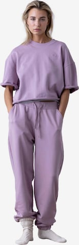 Hey Honey Sportbroek 'Cuff Sweat Pants' in Lila: voorkant