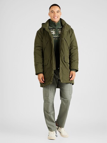 NORSE PROJECTS Parka przejściowa 'Stavanger Military' w kolorze zielony