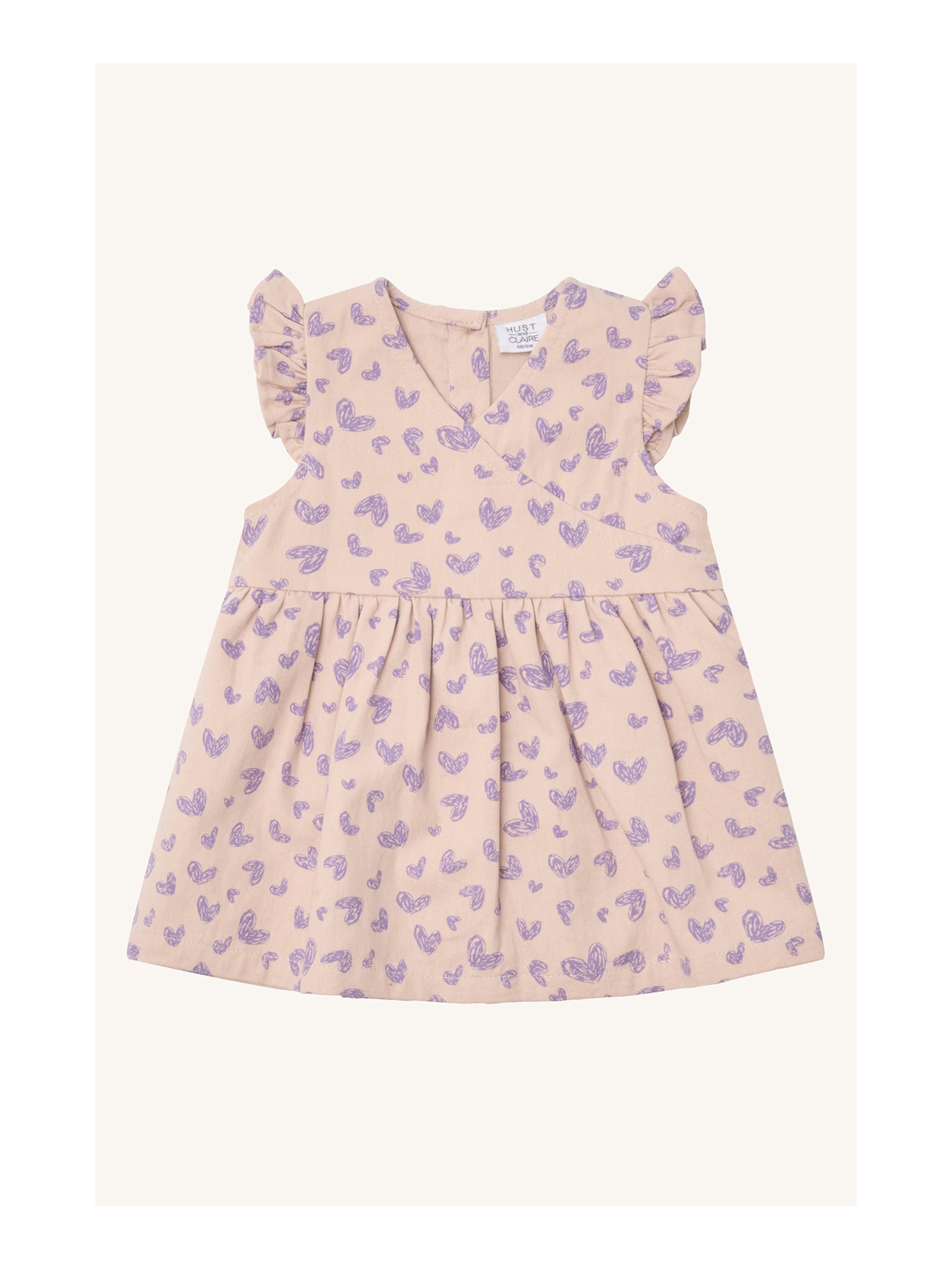 Hust & Claire Kleid 'Katinka' in Beige: Vorderseite