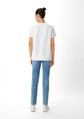 comma casual identity Skinny Jeans in Blauw: terug