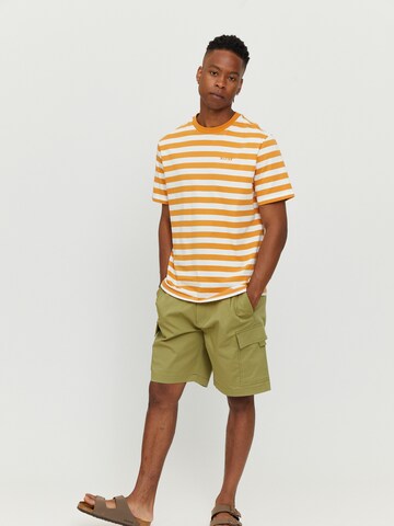 mazine T-Shirt ' Driggs Striped T ' in Orange