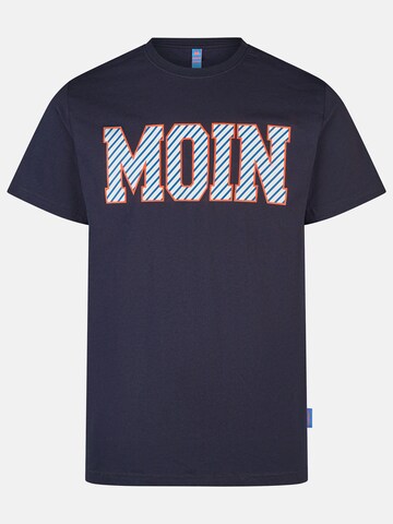 salzhaut Shirt 'Diek - Moin' in Blue: front