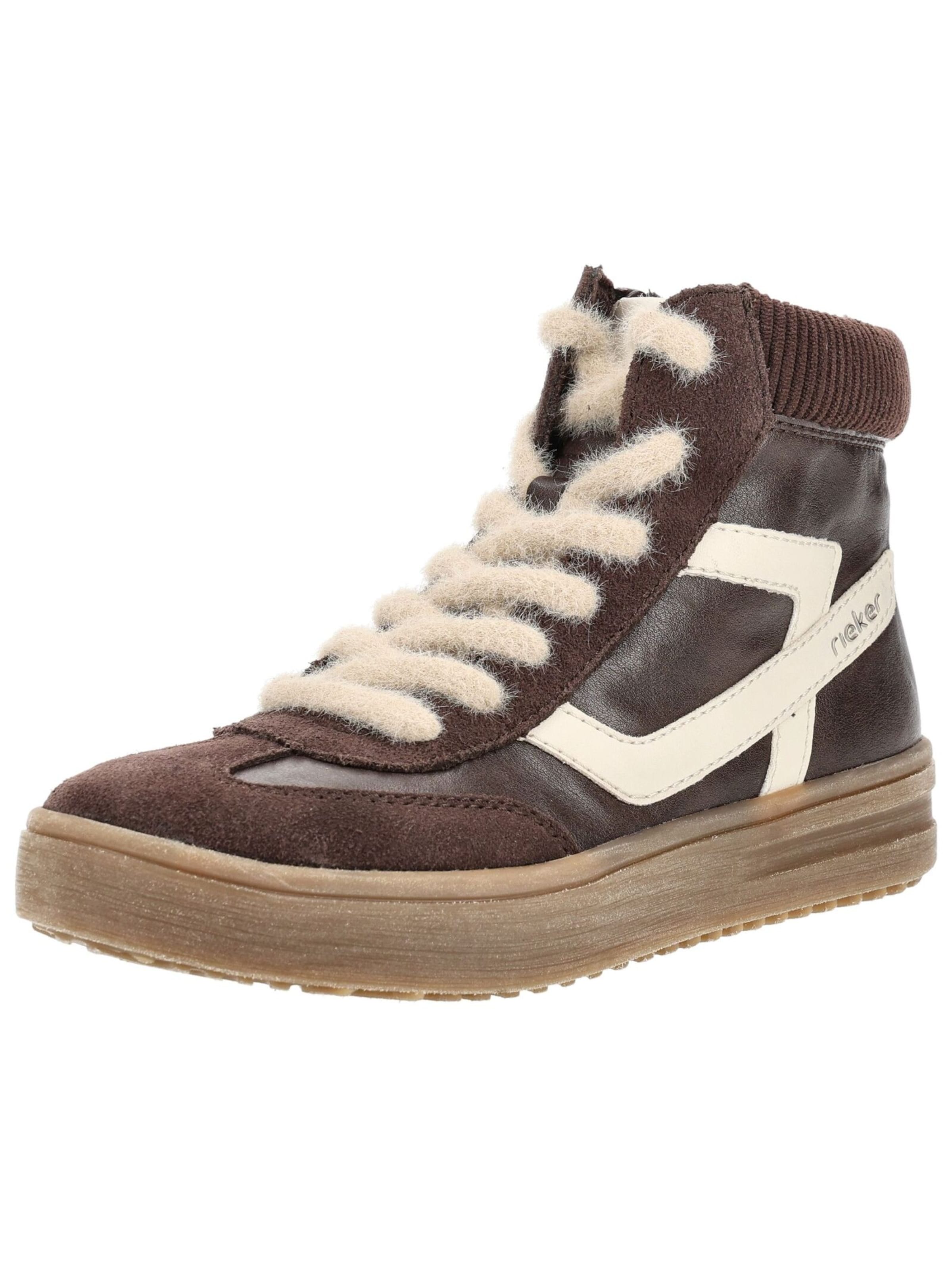 Rieker High-top trainers in Brown: front