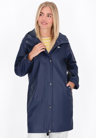 Manteau fonctionnel Schmuddelwedda en bleu : devant