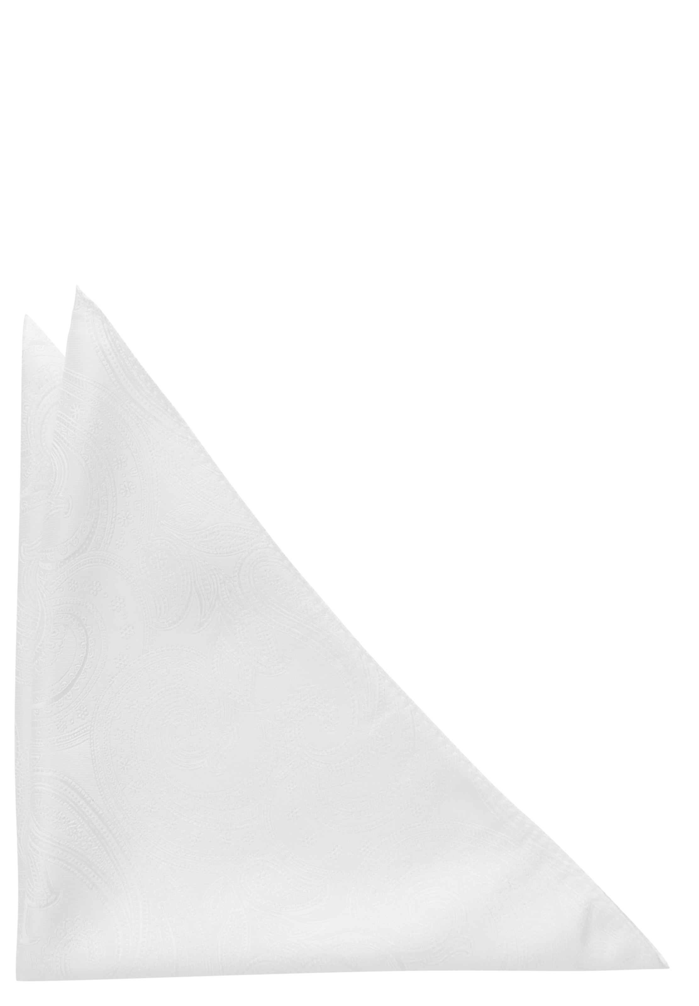 ETERNA Pocket square in White: front