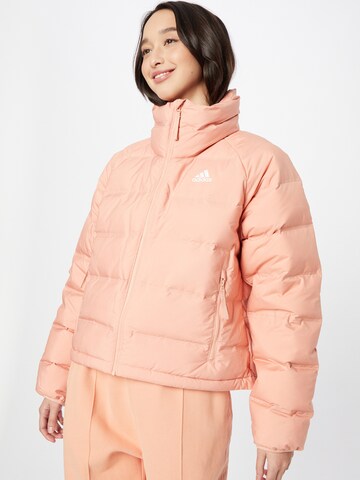 ADIDAS SPORTSWEAR Outdoor jacket 'Helionic' in Orange: front