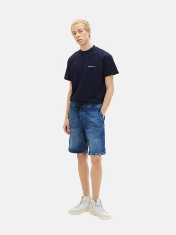 TOM TAILOR DENIM Regular Shorts in Blau