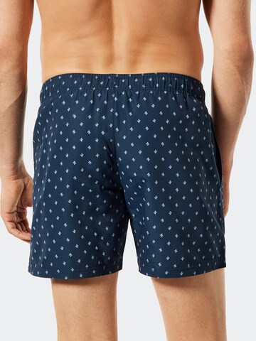 SCHIESSER Zwemshorts 'Aqua' in Blauw