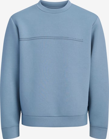 JACK & JONESSweater majica 'JCOFUSION' - plava boja: prednji dio