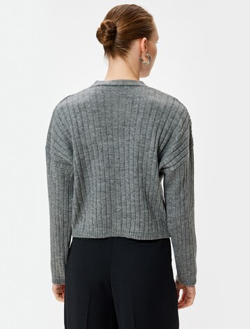 Koton Gebreid vest in Grijs