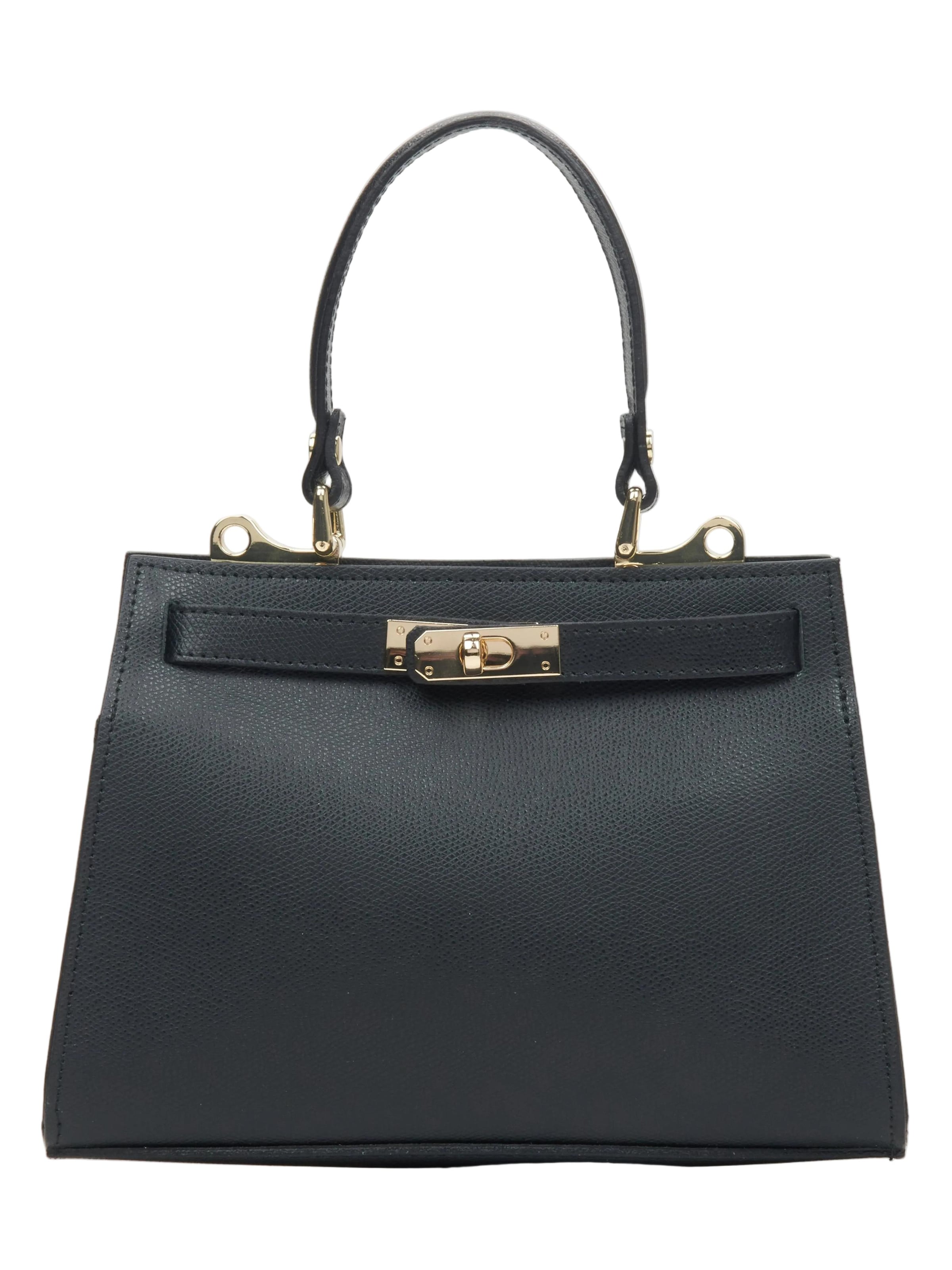 Estro Handbag '1201' in Black: front