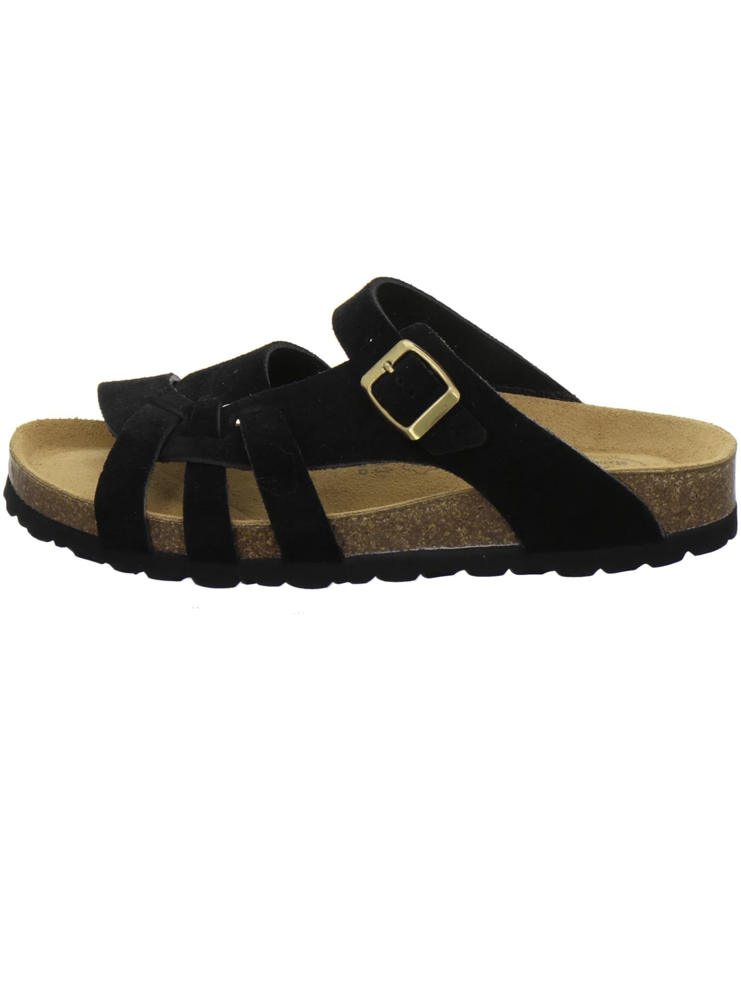 Mule 'Pantoletten Damen Kralle schwarz' AFS-Schuhe en noir