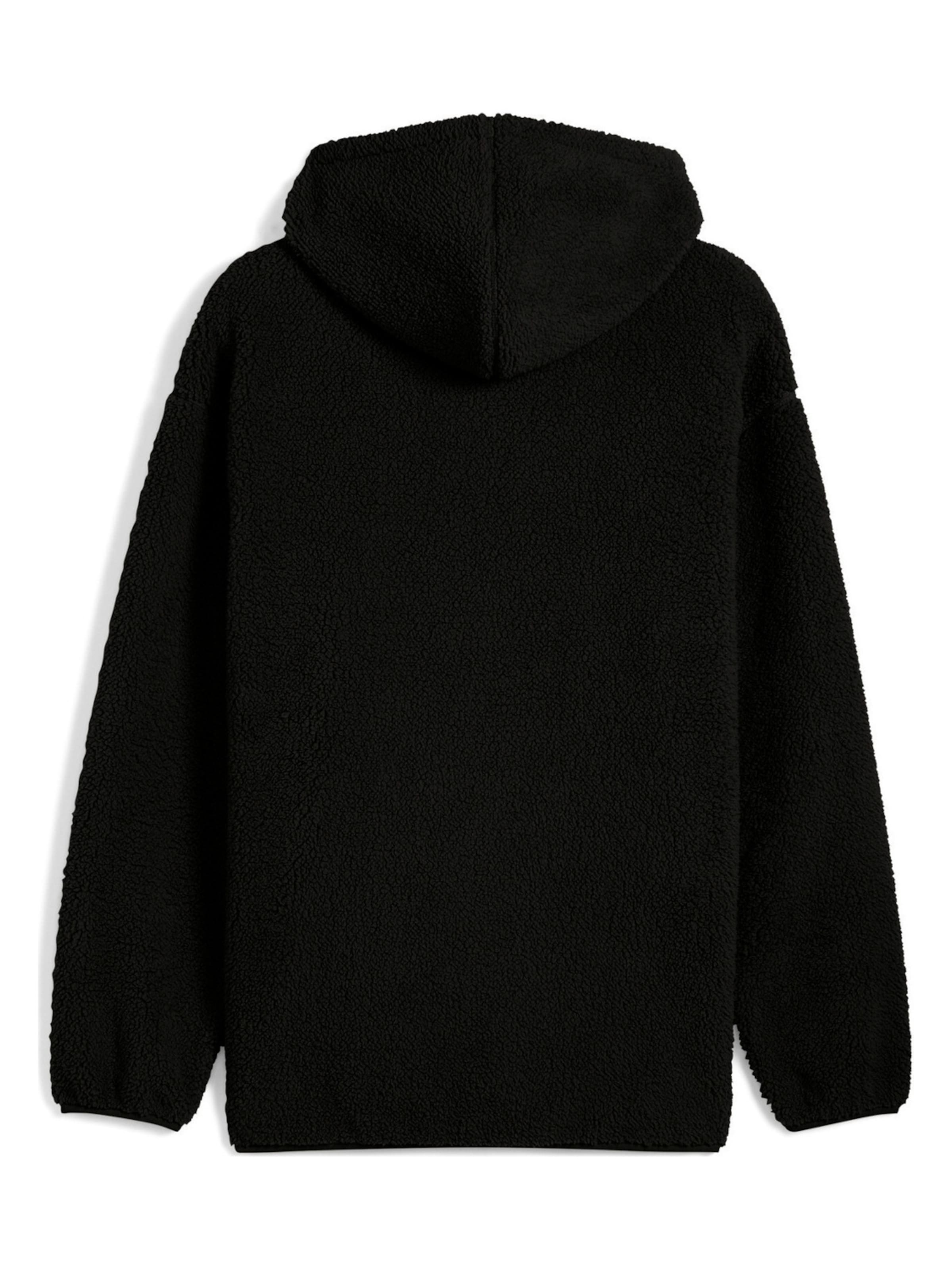 PUMA Sweatjacke 'Ess Elevated Relaxed'‌ in Schwarz
