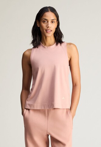 ADIDAS BY STELLA MCCARTNEY Sporttop 'Logo' in Lila: voorkant