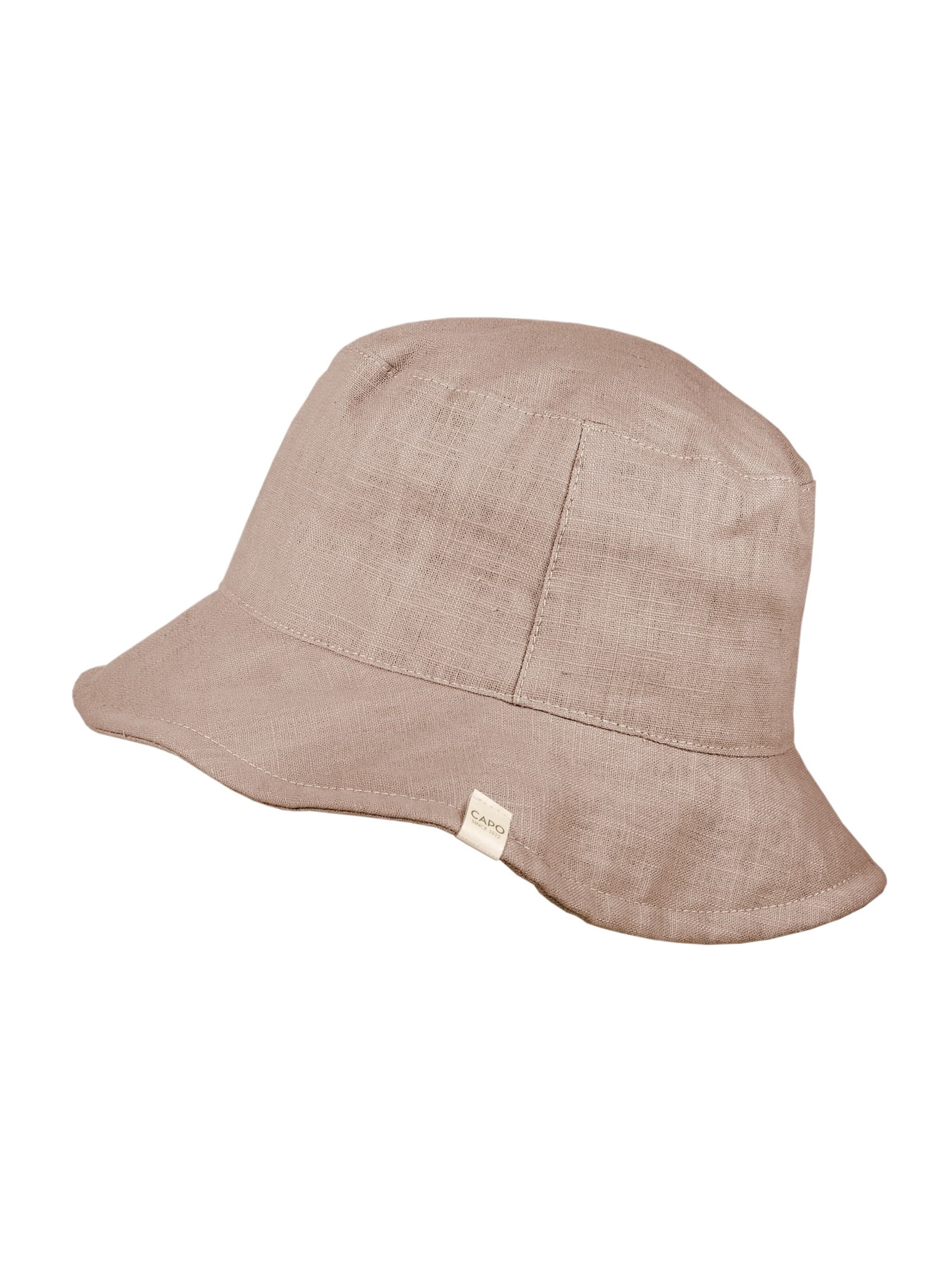 CAPO Hat 'Stoffhut, Leinen' in Pink: front