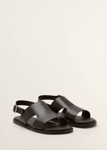 MANGO MAN Sandals 'Selection' in Brown