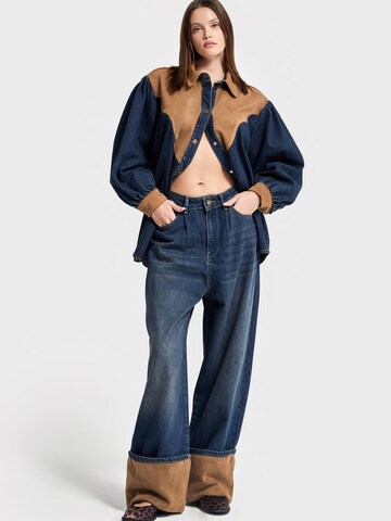 IT'S BASIC Baggy Jeans 'Baggy Mid Rise Jeans' in Blue