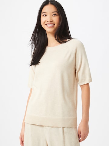 Soft Rebels Trui in Beige: voorkant