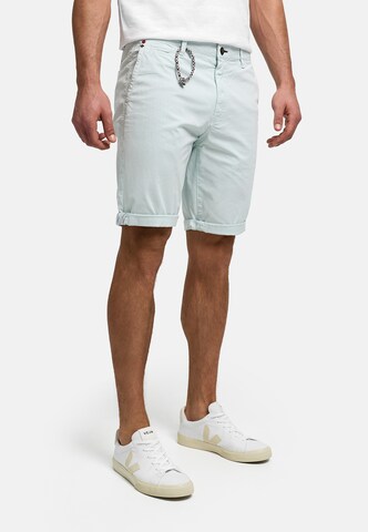 INDICODE JEANS Regular Chino 'Canvo' in Blauw