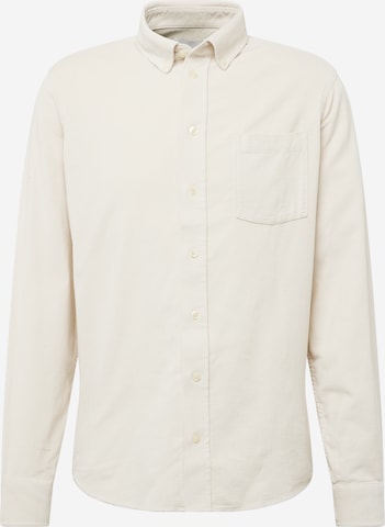 Coupe regular Chemise 'Anton' Casual Friday en beige : devant