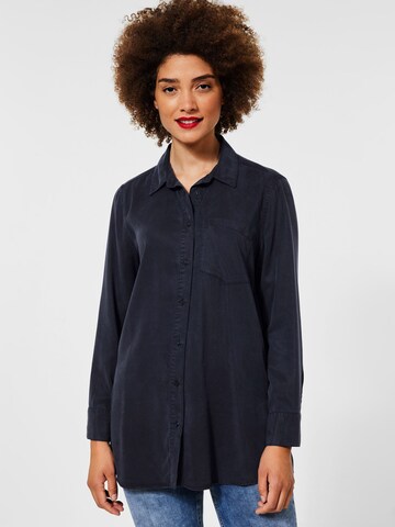 STREET ONE Blouse in Blauw: voorkant