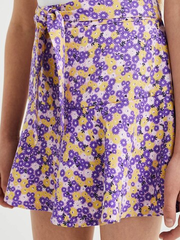 WE Fashion Regular Skirt in Purple