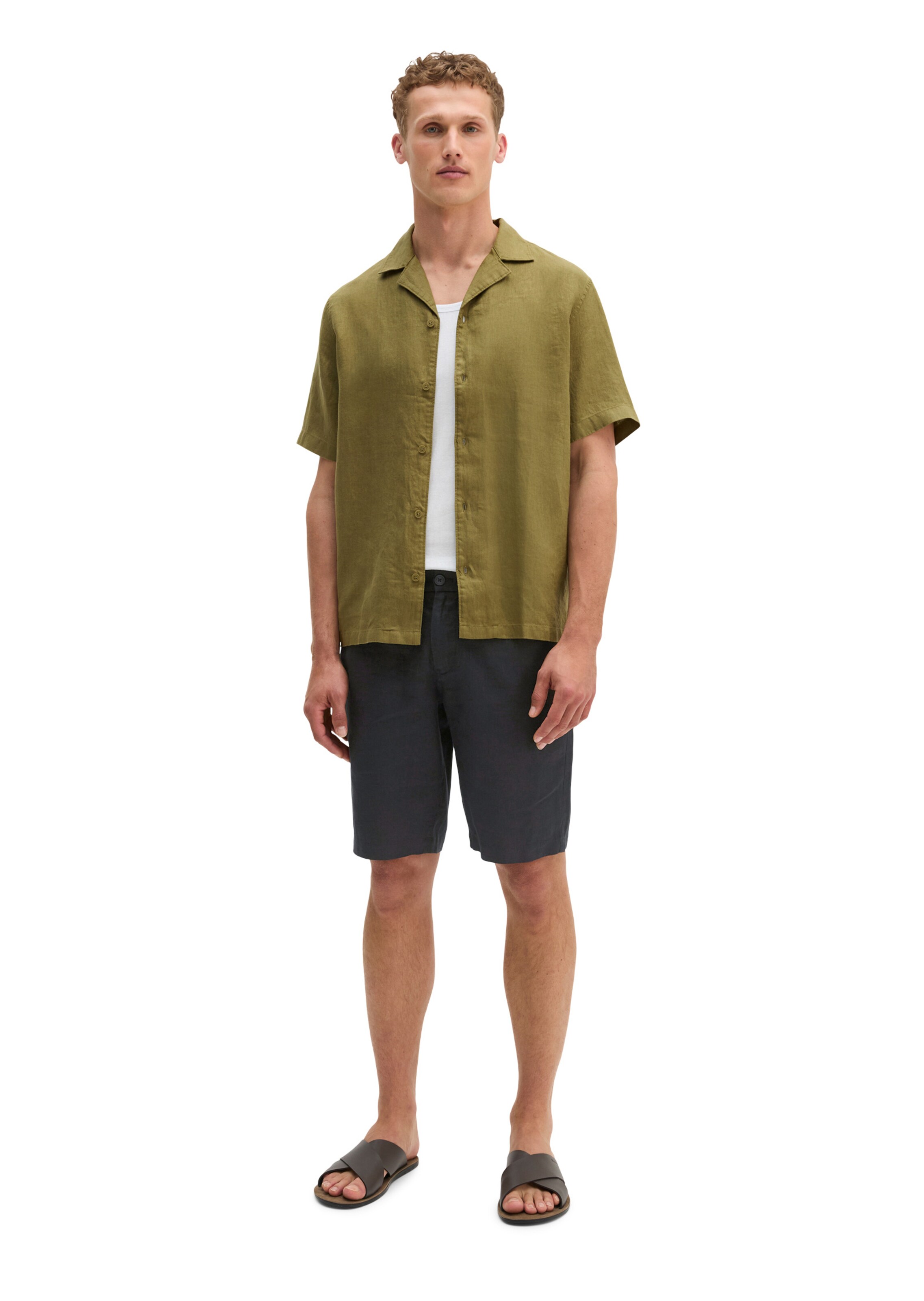 Marc O'Polo Regular fit Overhemd in Groen