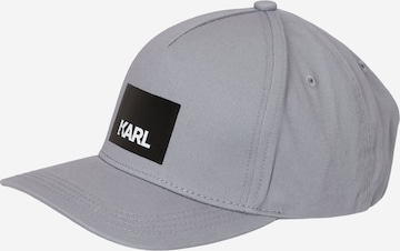 Casquette Karl Lagerfeld en gris : devant