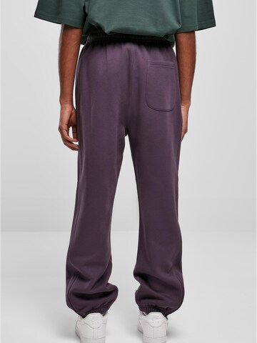 Urban Classics Tapered Trousers in Purple