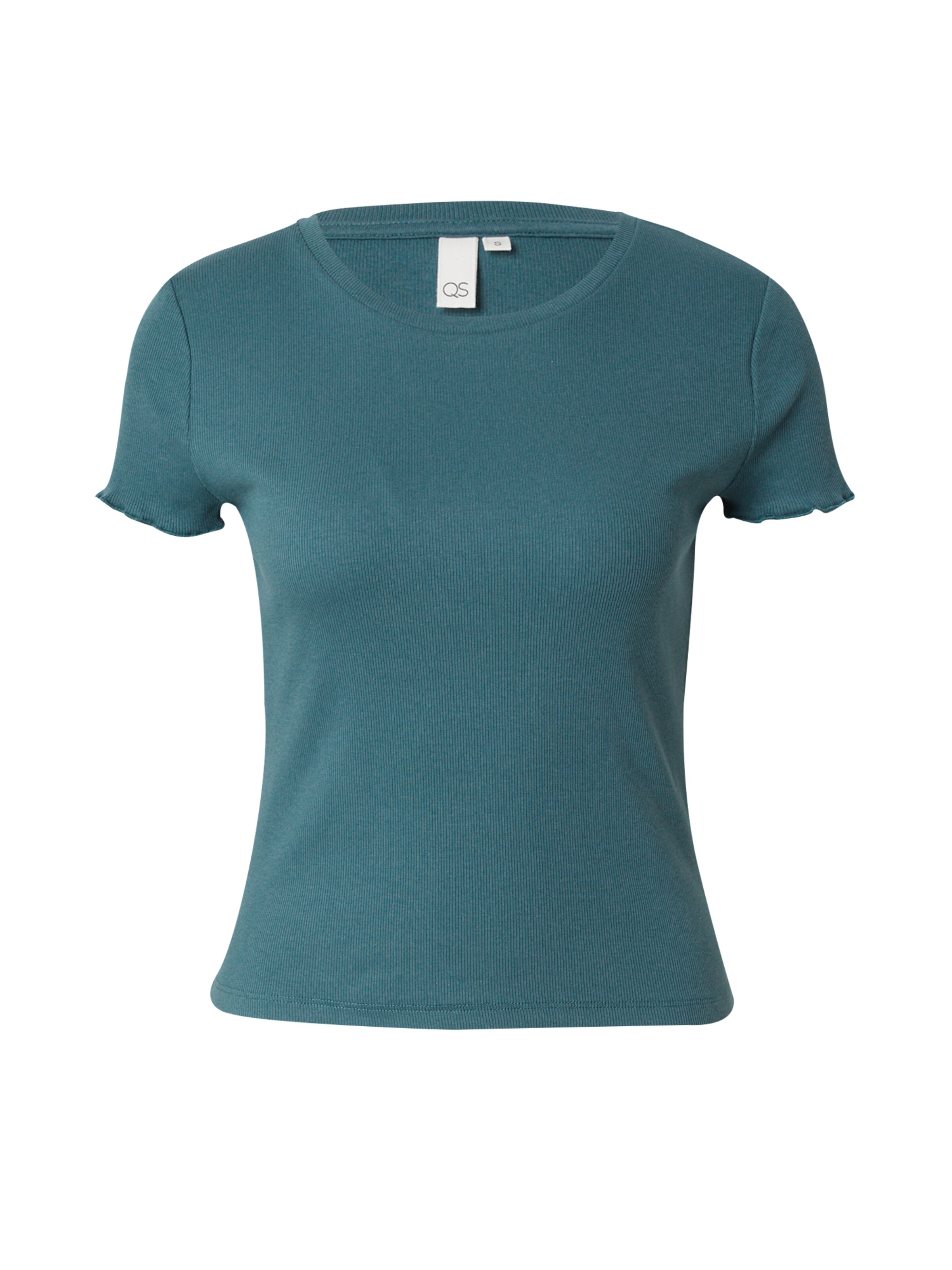 T-shirt QS en bleu : devant
